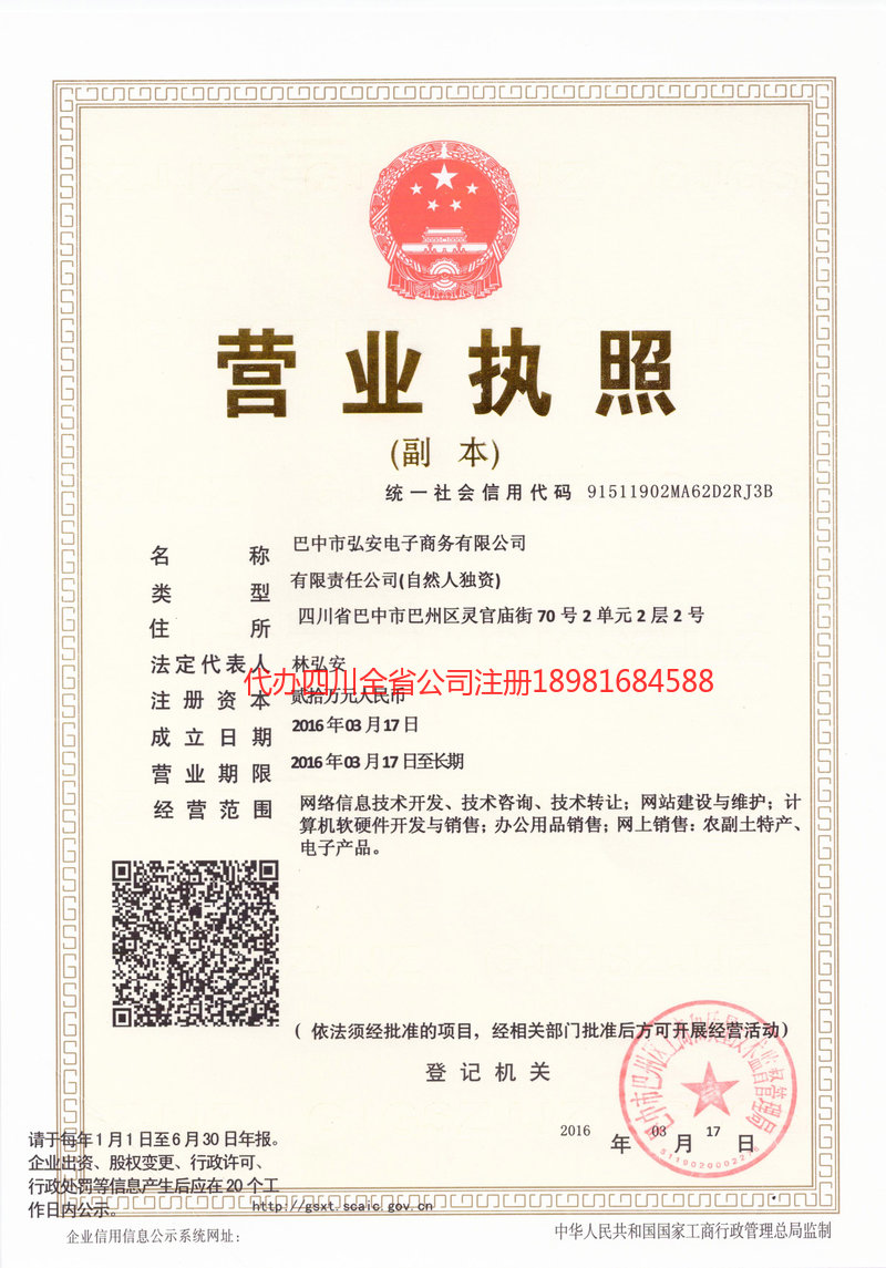 滁州滁州宏安电子商务有限公司