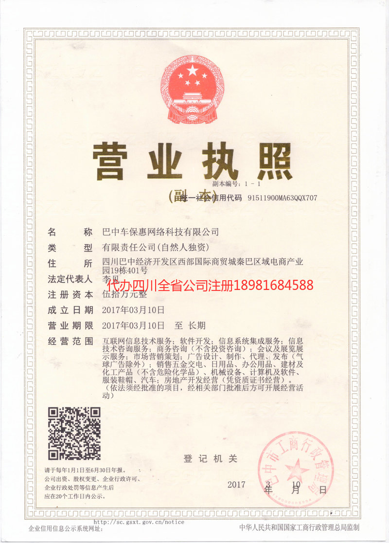 滁州滁州车保惠网络科技有限公司